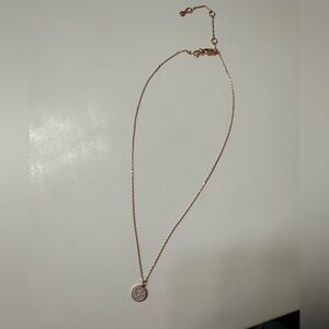 Kate Spade Rose Gold Pendant Necklace
